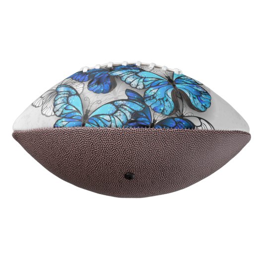 青白の蝶の構成 アメリカンフットボール (回転270)