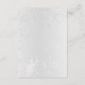 青白の蝶の構成 エンクロージャーカード (裏面)