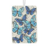 青白の蝶の構成 カーエアーフレッシュナー (裏面)