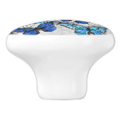 青白の蝶の構成 セラミックノブ (側面)
