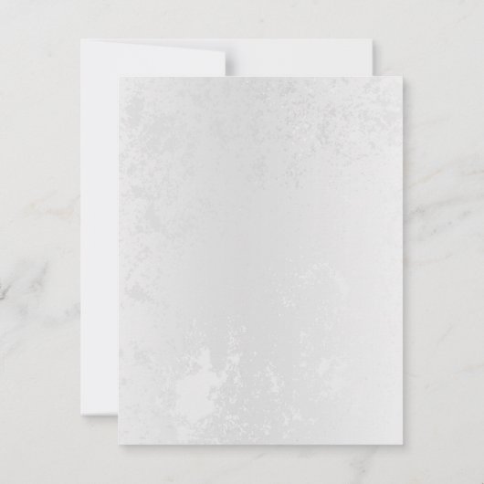 青白の蝶の構成 ノートカード (裏面)