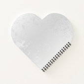 青白の蝶の構成 ノートブック (裏面)