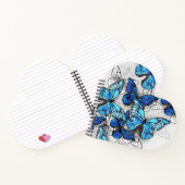 青白の蝶の構成 ノートブック (内部)