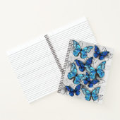 青白の蝶の構成 ノートブック (内部)