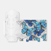 青白の蝶の構成 フェイバーボックス (折り畳みなし)