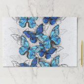 青白の蝶の構成 ペーパーパッド (インサイチュ)
