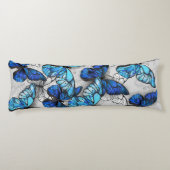 青白の蝶の構成 ボディピロー (裏面)