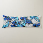 青白の蝶の構成 ボディピロー (正面)