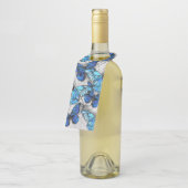 青白の蝶の構成 ボトルネックタグ (アングル)