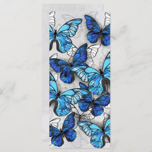 青白の蝶の構成 メニュー (正面/裏面)