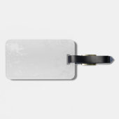 青白の蝶の構成 ラゲッジタグ (裏面横)