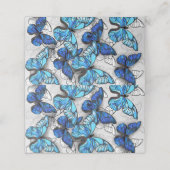 青白の蝶の構成 ロイヤリティカード (外部開封)