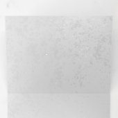 青白の蝶の構成 三つ折りカード (内部最初)