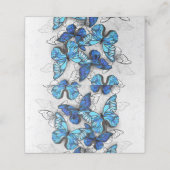 青白の蝶の構成 予約カード (外部開封)