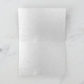 青白の蝶の構成 招待状 (内部)