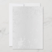 青白の蝶の構成 案内状 (裏面)