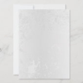 青白の蝶の構成 案内状 (裏面)