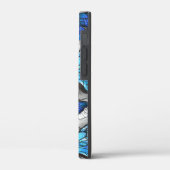 青白の蝶の構成 Case-Mate iPhoneケース (裏面 / 左)