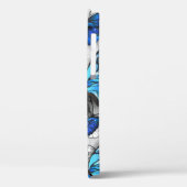 青白の蝶の構成 Case-Mate iPhoneケース (裏面 / 左)