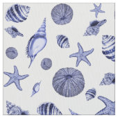 青白の貝 ファブリック (クローズアップ)