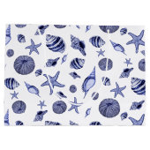 青白の貝 ラージペーパーバッグ (裏面)