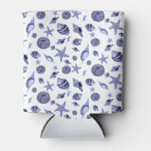 青白の貝 缶クーラー (正面)