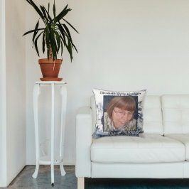 青白ひまわりアート |写真 |葬儀 クッション