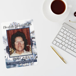 青白ひまわりアート |写真 |葬儀 プログラム