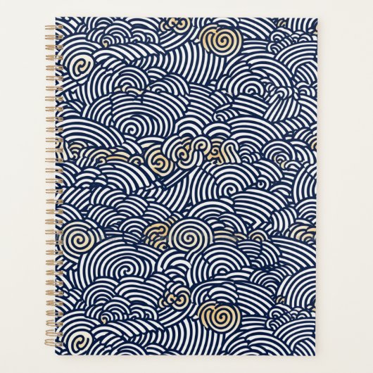 青白ウェーブズ千代上プランナー プランナー手帳 (正面)