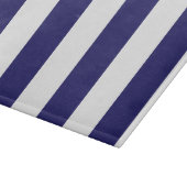 青白ガストライプのラス製裁盤 カッティングボード (角)