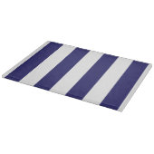 青白ガストライプのラス製裁盤 カッティングボード (角)