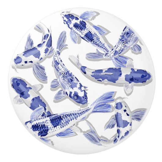 青白コイ セラミックノブ (正面)