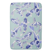 青白コイ バスマット (正面縦)