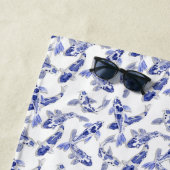 青白コイ ビーチタオル (インサイチュ)