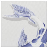 青白コイ ファブリック (クローズアップ)