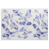 青白コイ ファブリック (ファットクウォーター)