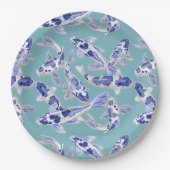 青白コイ ペーパープレート (正面)