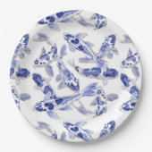 青白コイ ペーパープレート (正面)