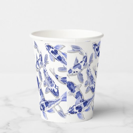 青白コイ 紙コップ (右)