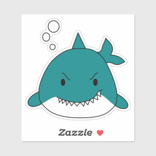 青白サメ シール (シート)