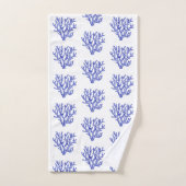 青白サンゴ バスタオルセット (ハンドタオル)