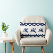 青白シャーク ランバークッション (椅子)