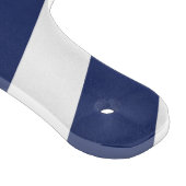 青白ストライプの板 カッティングボード (角)