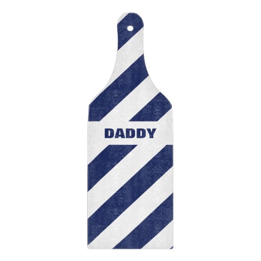 青白ストライプの板 カッティングボード (正面)