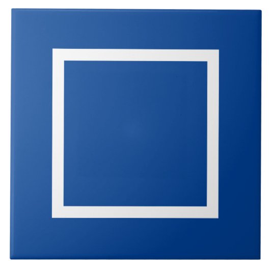 青白セラミックタイル – (1) タイル (正面)