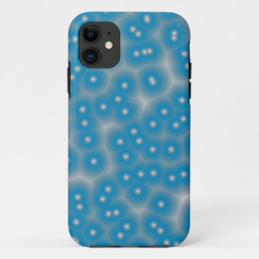 青白ドット Case-Mate iPhoneケース (裏面)
