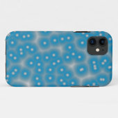青白ドット Case-Mate iPhoneケース (裏面(横))
