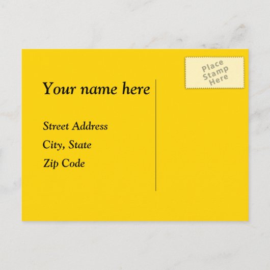 青白ハウス住所の変更 案内ポストカード (裏面)