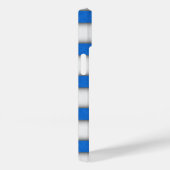 青白ビーチ椅子織物デザイン Case-Mate iPhoneケース (裏面 / 右)