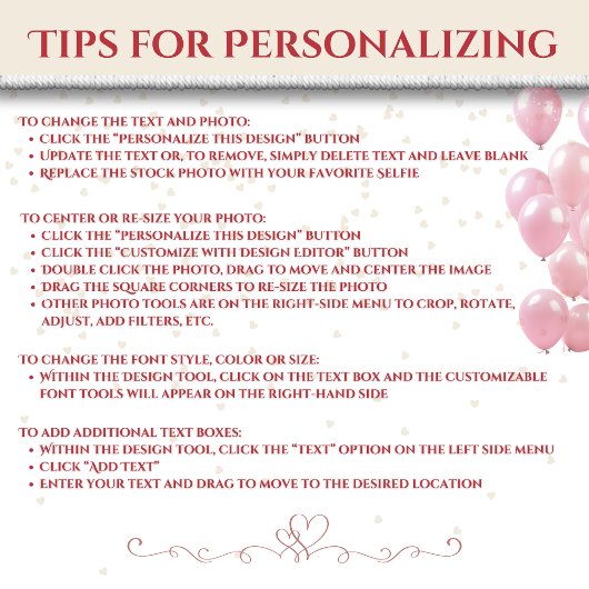 青白ピンクフローラ文字誕生日 招待状